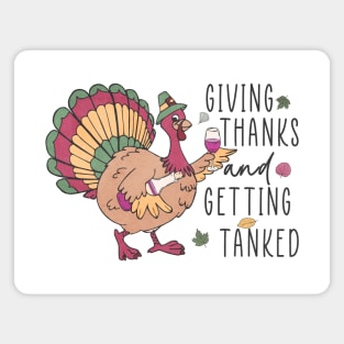 Funny friendsgiving Magnet